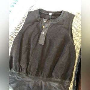 Free People Black Body Suit